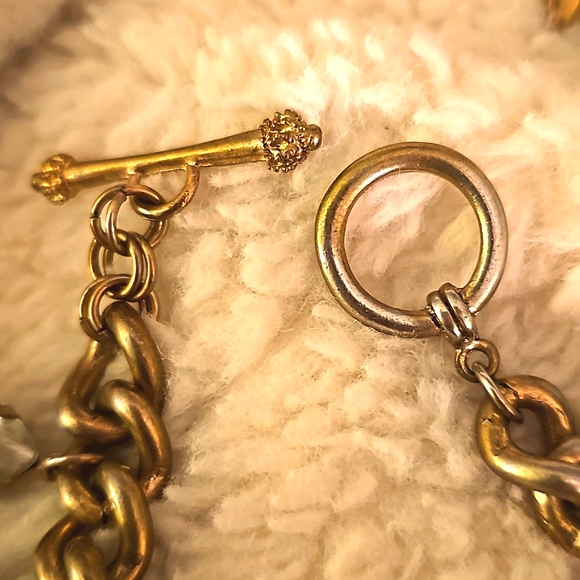 Heavy Brass Charm Bracelet - Picture 6 of 6